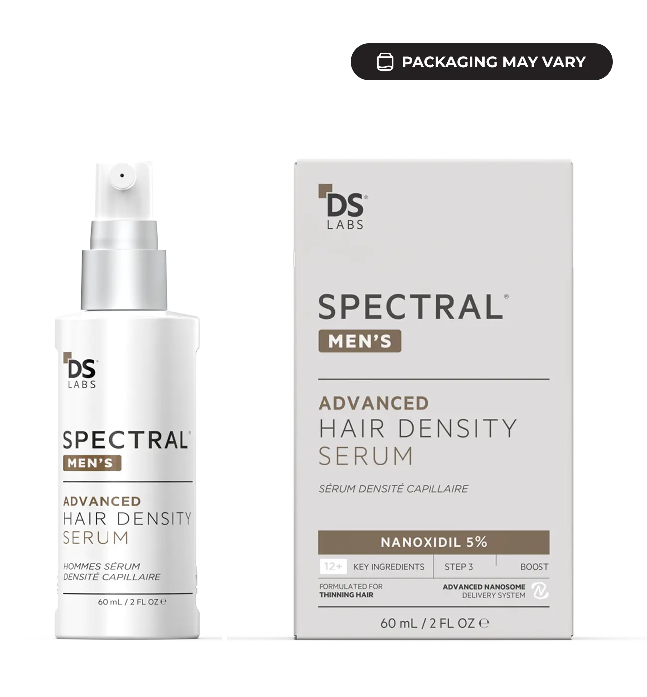 Spectral Men's | Sérum para la densidad capilar con Nanoxidil al 5%