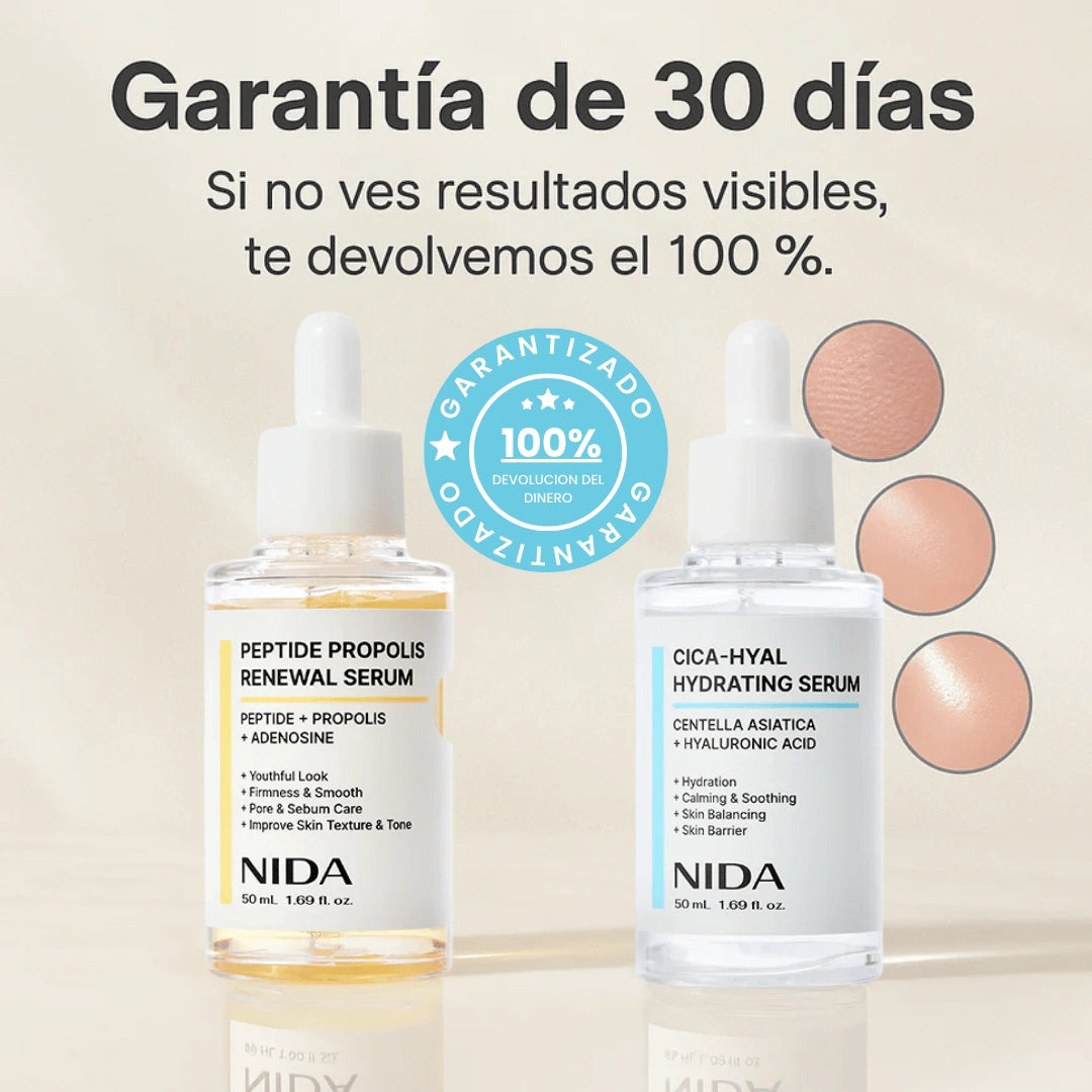 Dúo NIDA Glass Skin: Hidratación + Renovación