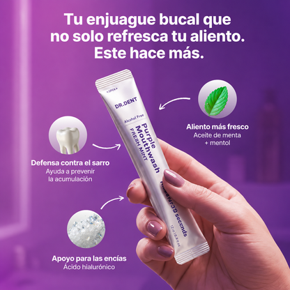Usmile™️ Enjuague bucal morado