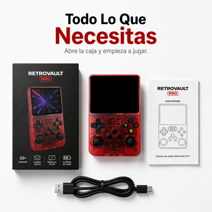 RetroVault Pro™ La Consola Retro Definitiva con +15,000 Juegos