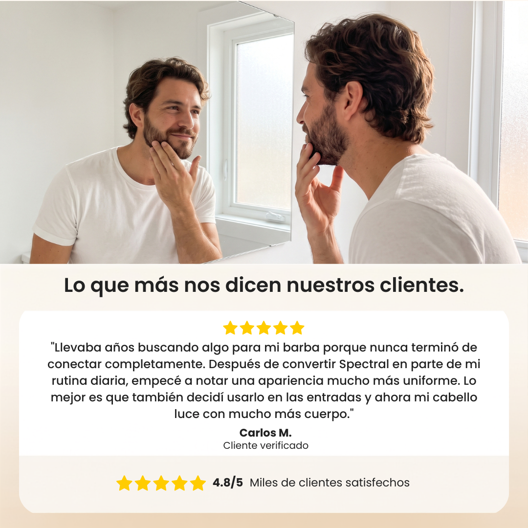 Spectral Men's | Sérum para la densidad capilar con Nanoxidil al 5%