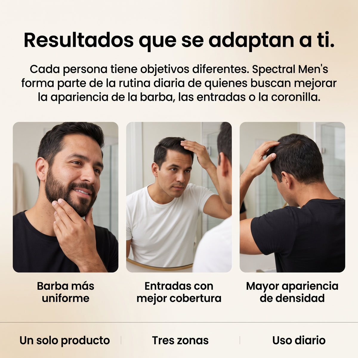 Spectral Men's | Sérum para la densidad capilar con Nanoxidil al 5%