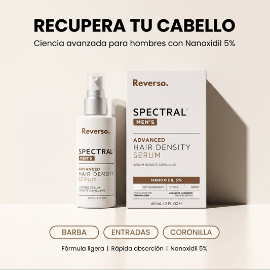 Spectral Men's | Sérum para la densidad capilar con Nanoxidil al 5%