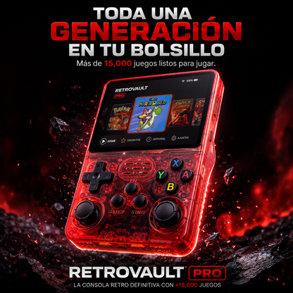 RetroVault Pro™ La Consola Retro Definitiva con +15,000 Juegos