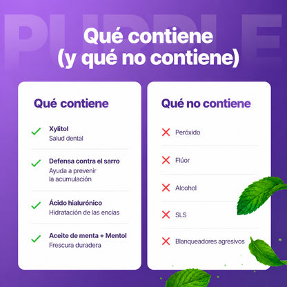 Usmile™️ Enjuague bucal morado