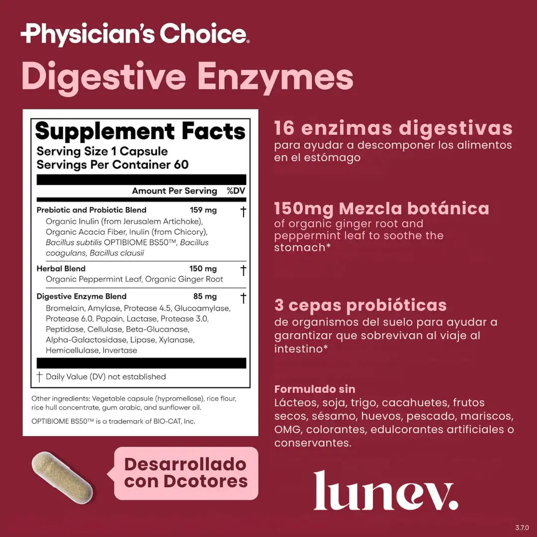 Zero Inflamacion con Digestive Enzymes™️