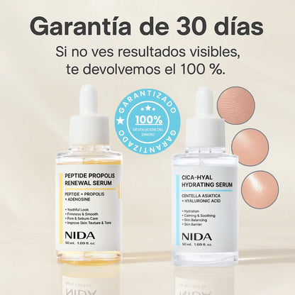 Dúo NIDA Glass Skin: Hidratación + Renovación